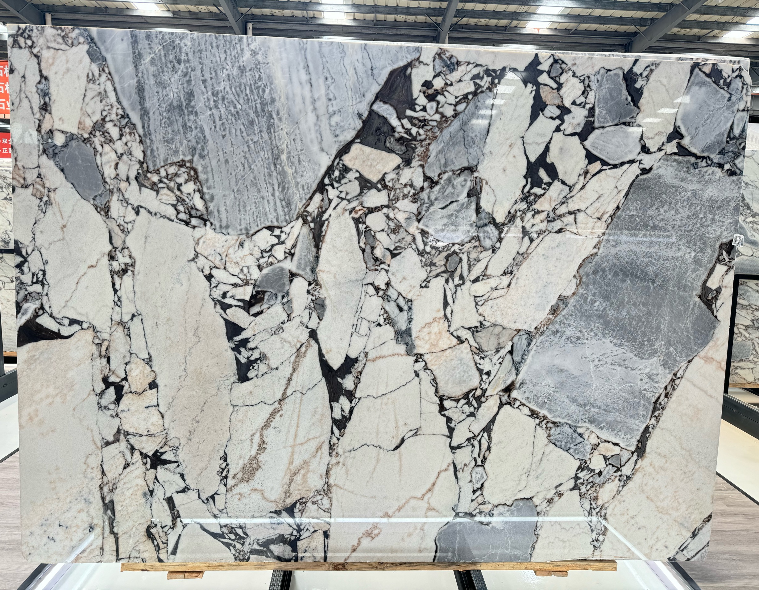 Chinese viola marble coffe table full bullnose honed finish with glazed